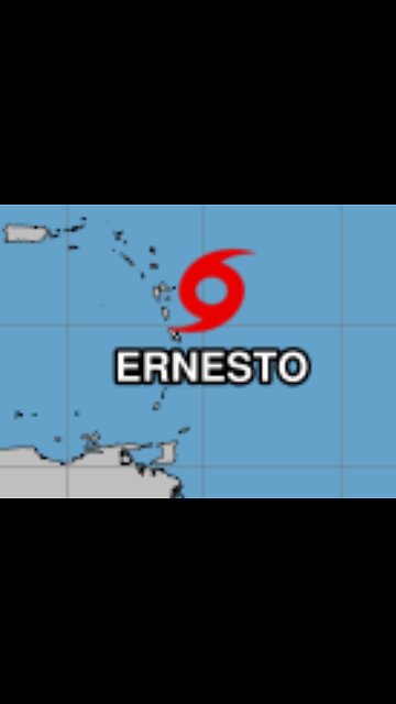 HURRICANE ERNESTO over Puerto Rico! WATCH PATH