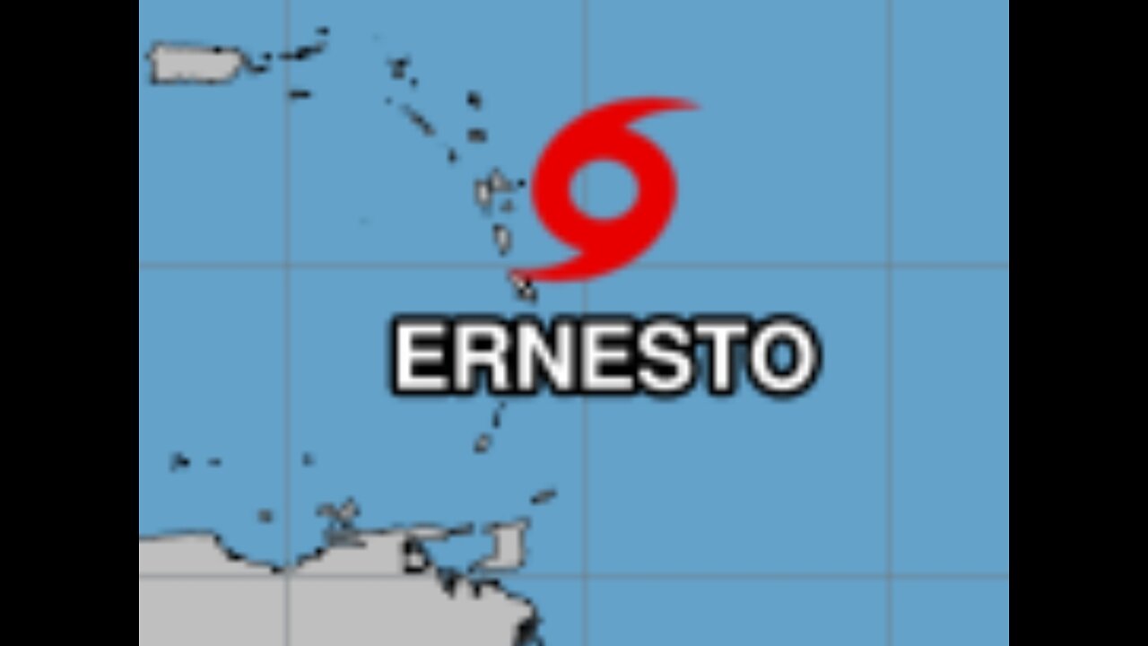 HURRICANE ERNESTO over Puerto Rico! WATCH PATH