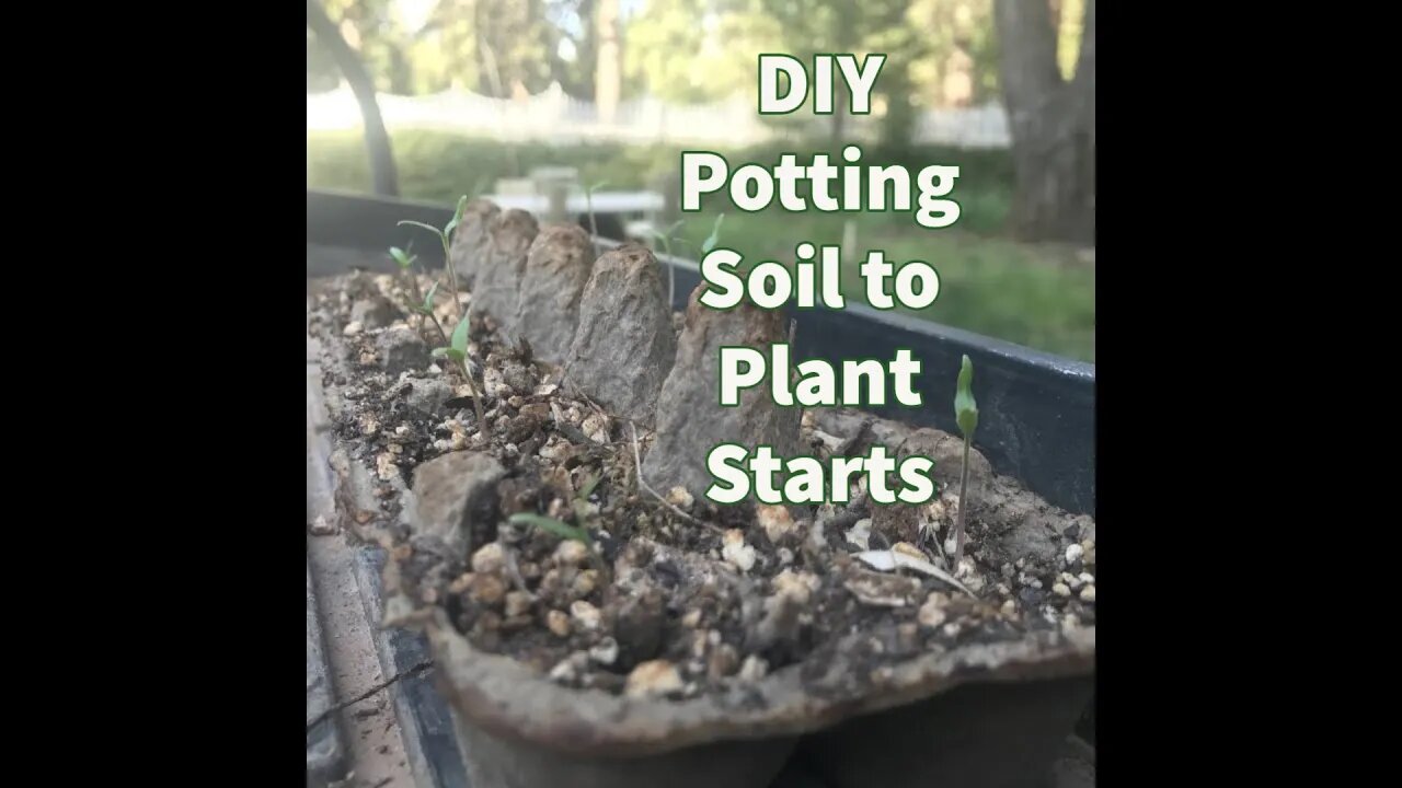 Make your own potting soil for seeds