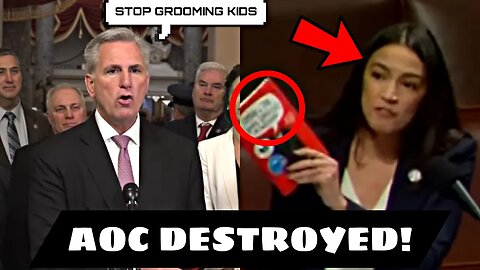 Kevin McCarthy ENDS AOC for CRYING FULL GROOMER against Parents Bill of Rights!