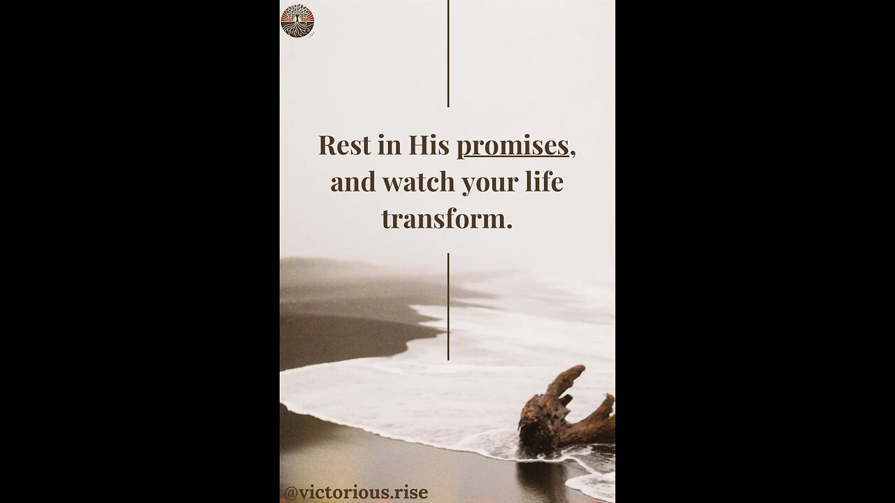 Rest in His Promises: Your Transformation Awaits