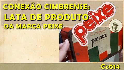 Lata da antiga marca Peixe | Cc014