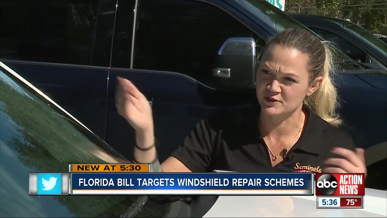 Florida bill aims to combat windshield insurance abuse