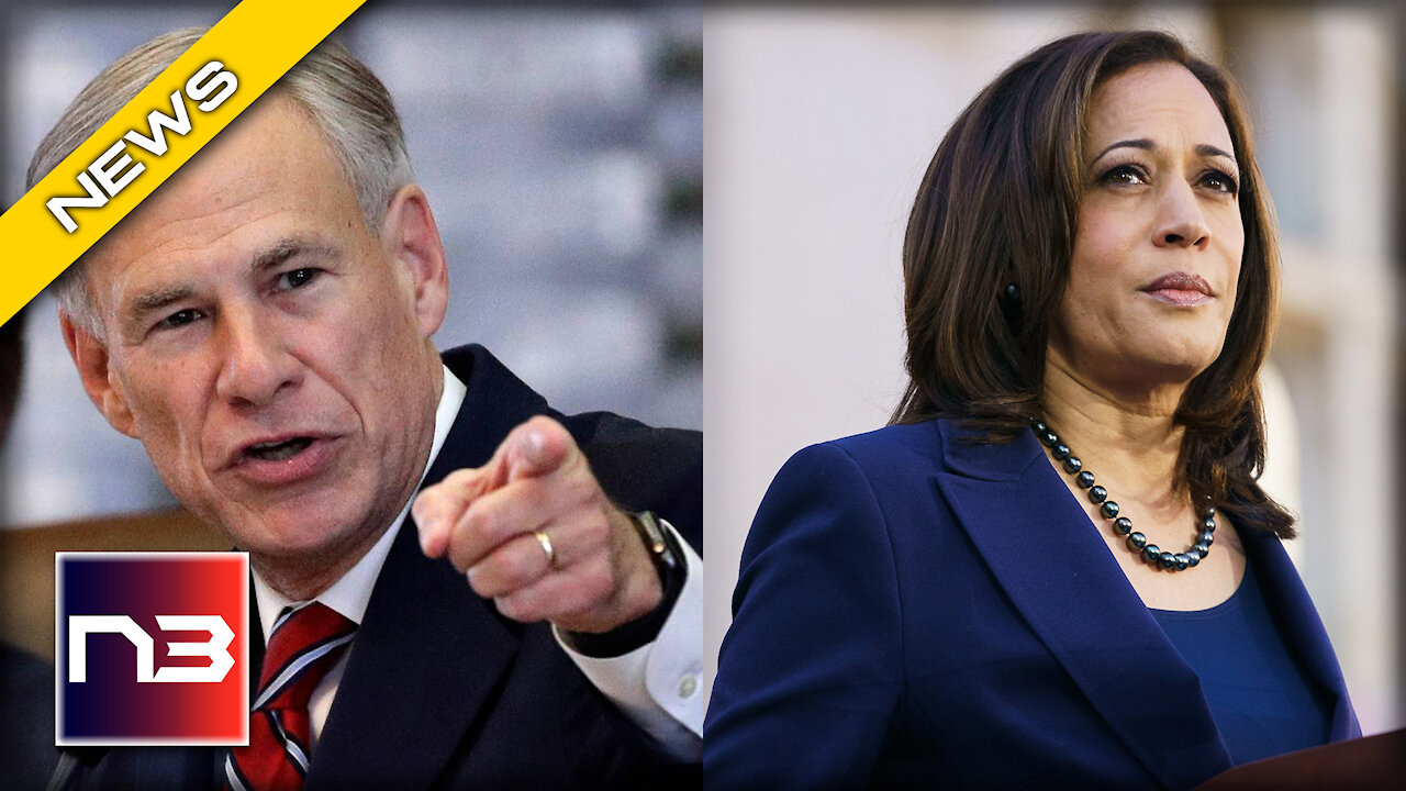 TX Gov. Abbott Sends SCORCHING Letter to Kamala Harris with LIST of Demands