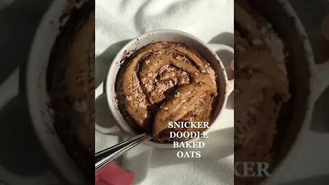 Snicker Doodle Baked Oats tiktok oatsfairy