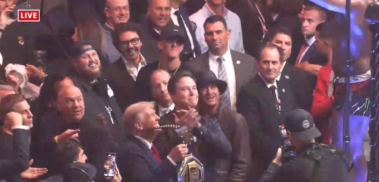 PRESIDENT TRUMP LIVE AT UFC 309 IN MSG NY