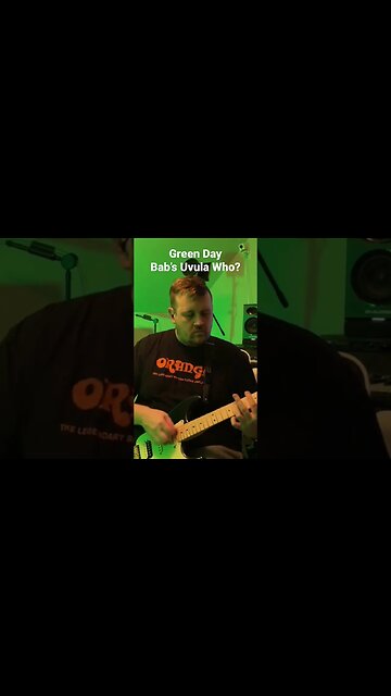 Green Day - Bab’s Uvula Who? Guitar Cover (Part 2) - Fender American Custom Stratocaster