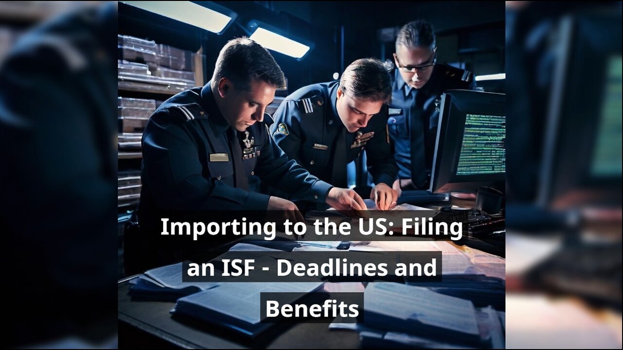 Mastering Importer Security Filing: How to File on Time and Avoid Penalties