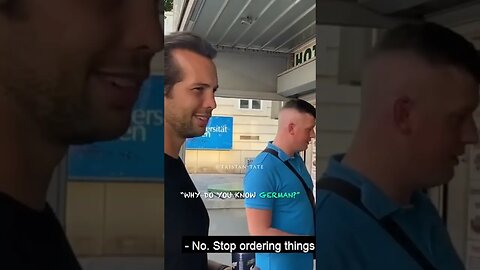 Tristan Tate Why Do You Know German? #Shorts