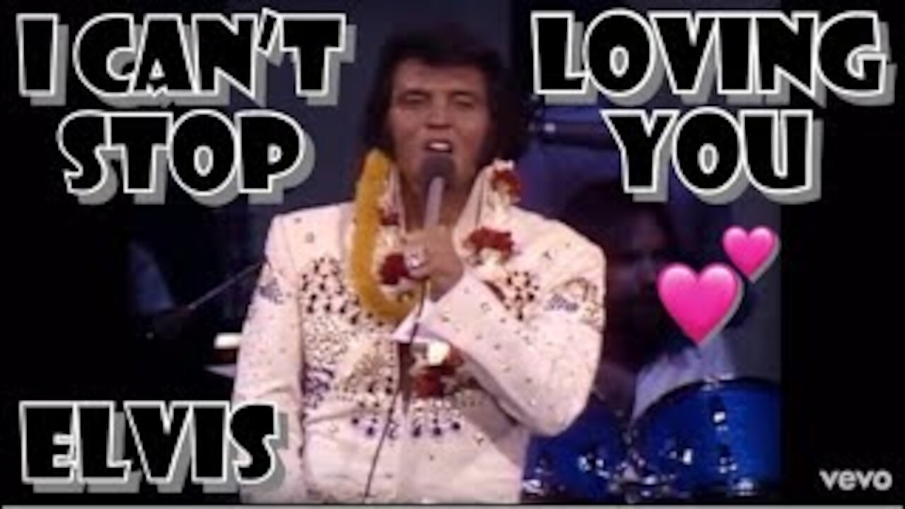 Elvis Presley I Can`t Stop Loving You Live Las Vegas 1970 HD