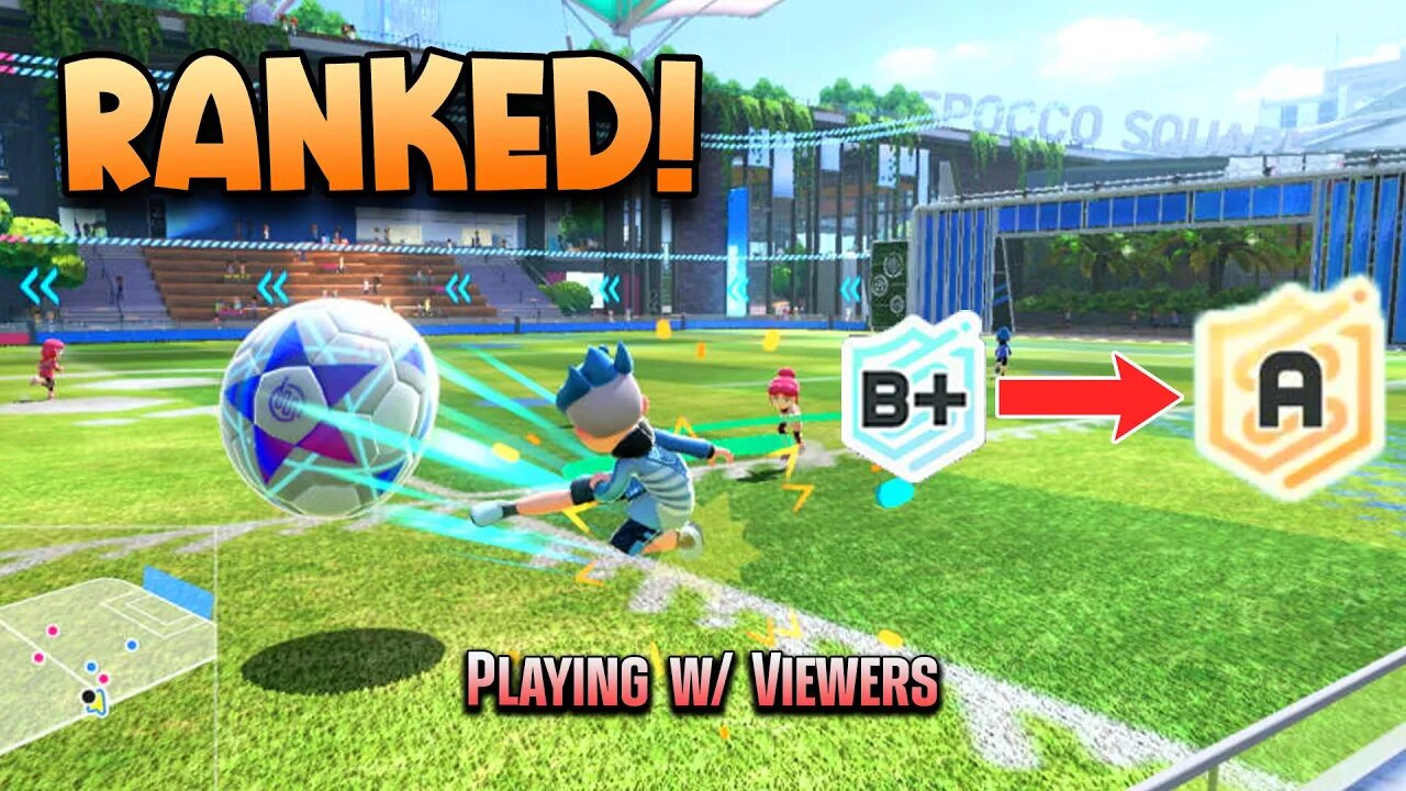 🔴 LIVE I Played Against An 🅰️ Rank 😰 Ranked Matches & Customs | Nintendo Switch Sports