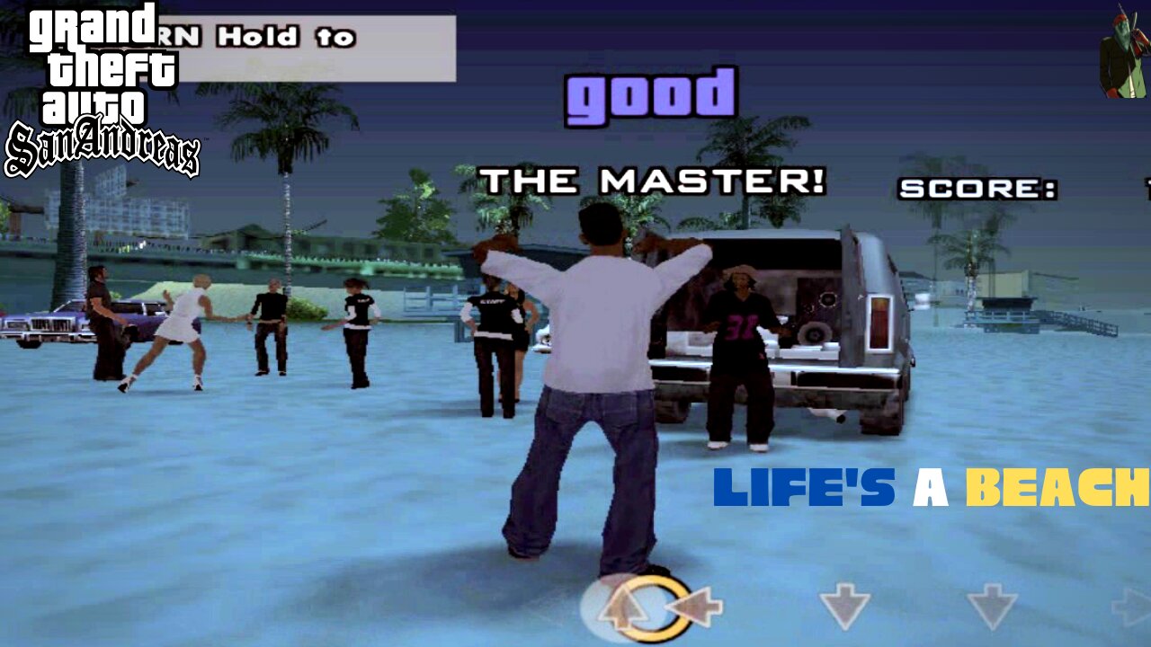 I can't stop myself dancing !!!! GTA San Andreas | life's a beach