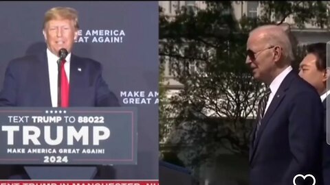 Trump makes fun of Joe#trump #youtube #shortsvideo #youtubeshorts #funny #funnyvideo