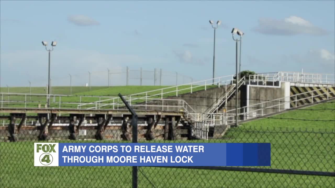 Morning Rush: Water flow at Moore Haven Lock part of algae research project