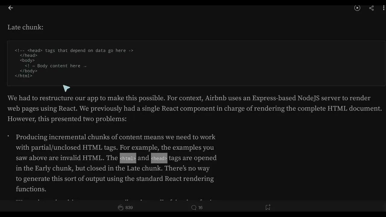 Improving Performance with HTTP Streaming
