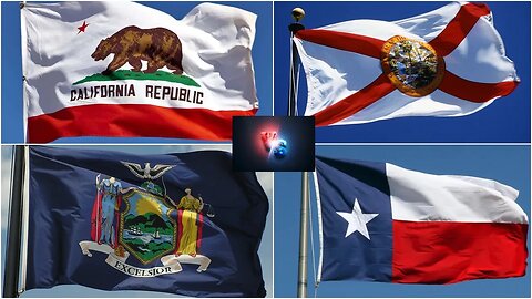 !~*WAR🚨ALERT*~!2 LARGEST BLUE STATES NOW *DECLARING OPEN HOSTILITIES AGAINST 2 LARGEST RED STATES(!)