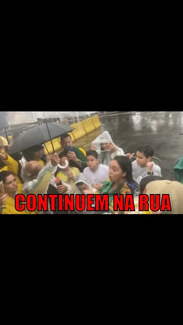 URGENTE!!! Mulher visita Bolsonaro e afirma que povo deve continuar nas ruas