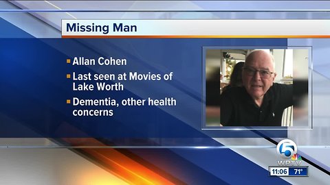 Allan Cohen: Silver Alert issued for missing Lake Worth man