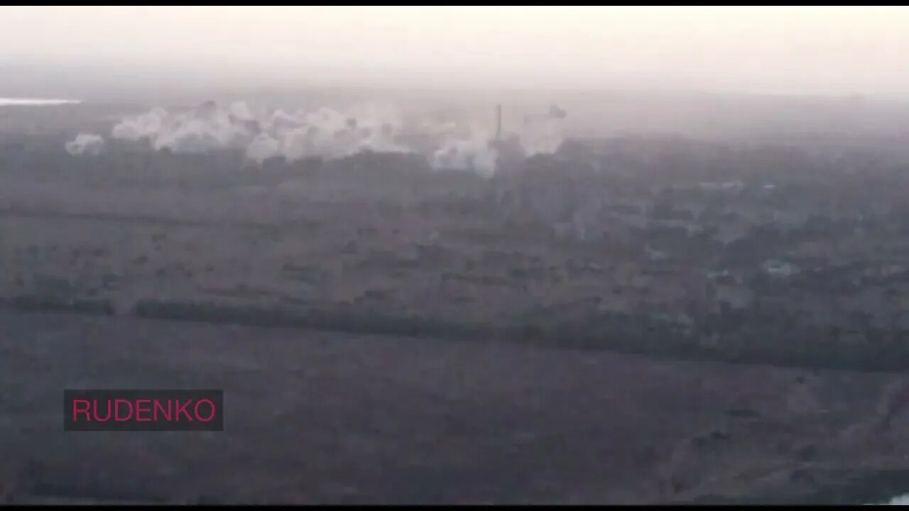 BM 21 Grad MLRS strikes on the AFU on the western outskirts of Donetsk