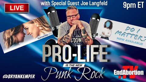 Prolife Is The New Punk Rock. Host: Bryan Kemper. Topic: Saving lives through sidewalk counseling!