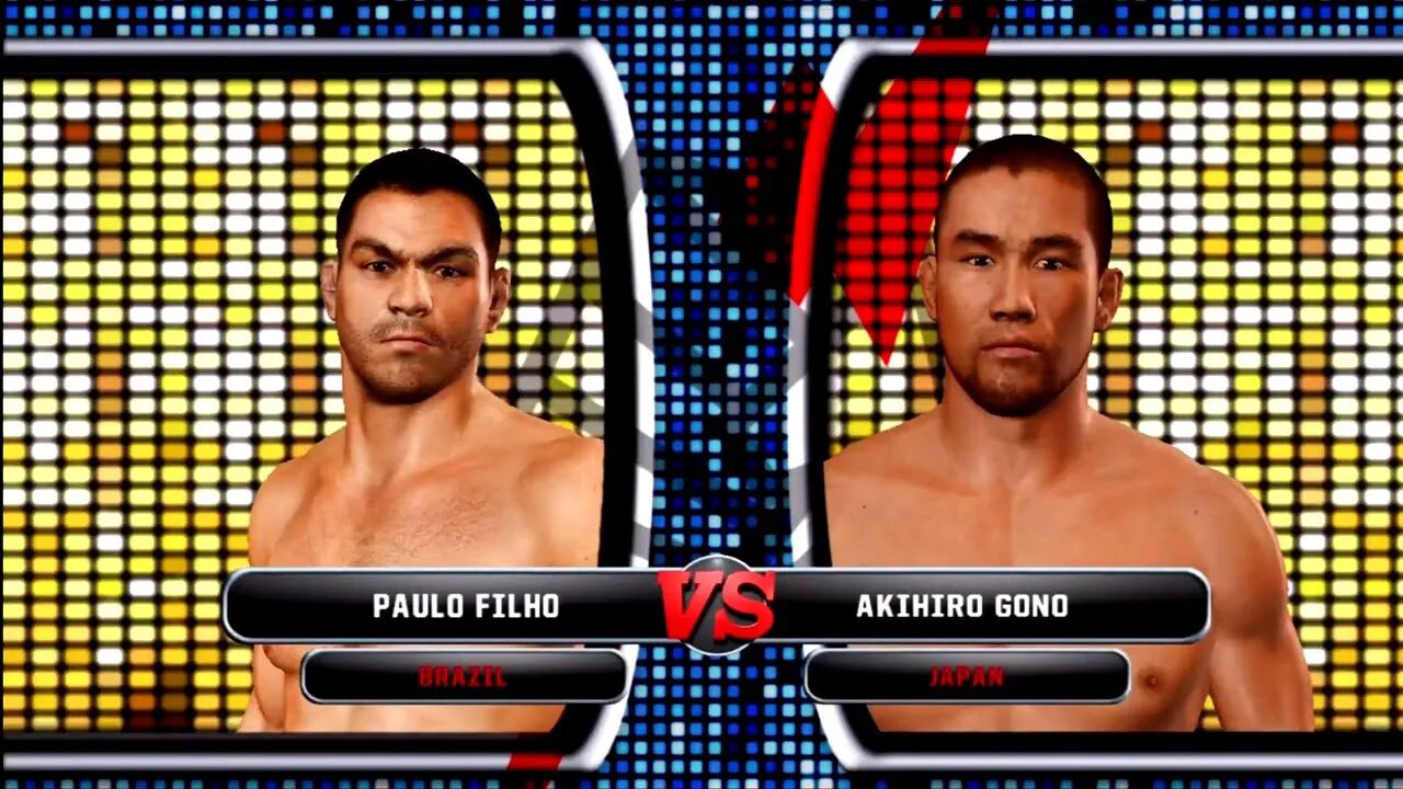 UFC Undisputed 3 Gameplay Akihiro Gono vs Paulo Filho (Pride)