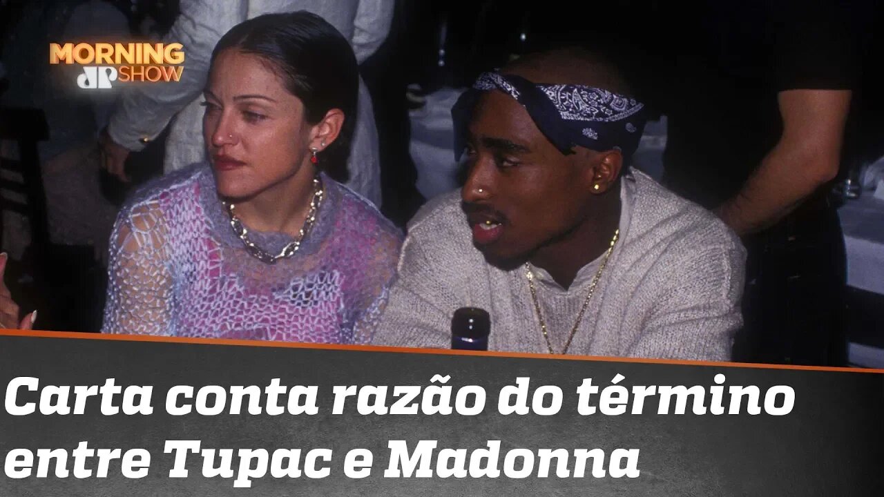 Sabe por que Tupac Shakur terminou com Madonna? Carta que vai leilão conta