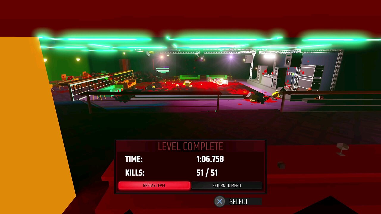 Paint the Town Red Disco Speedrun 1:06.758 PS5 Console FWR