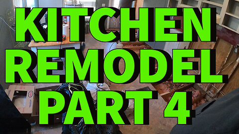Kitchen Renovation Part 4/8 #subscribe #jamesofalltrades #diy #hardwork #kitchen #remodel