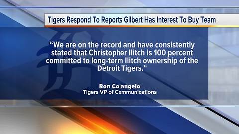 Tigers respond to reports Dan Gilbert has interest in buying team