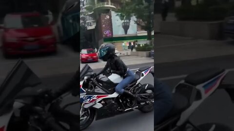 Chinese Girl Proves She Can Ride Anything