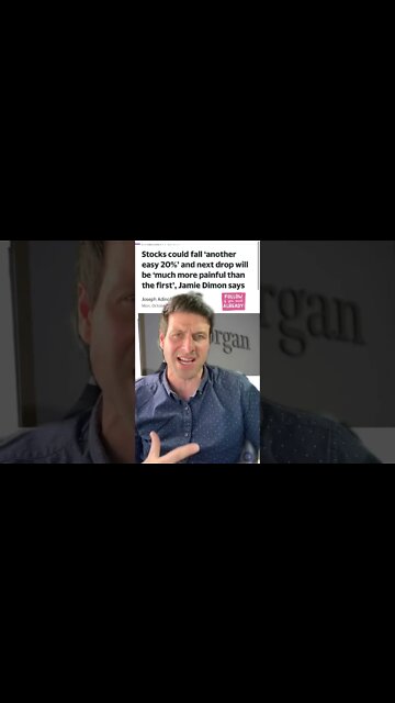 Jamie Dimon “20% Stock Market Drop on The Horizon.. Thoughts?