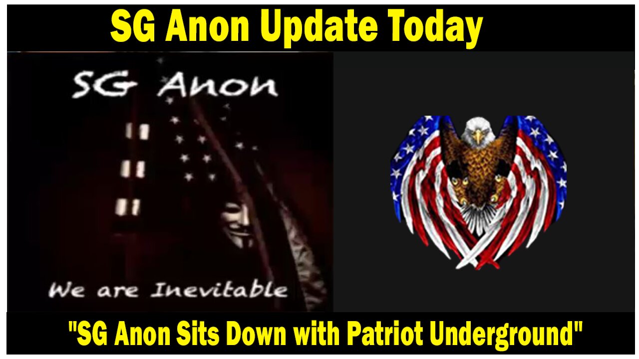 SG Anon Update Today 10.12.23: "SG Anon Sits Down with Patriot Underground"