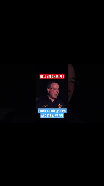 DONT POINT GUNS AT COPS! #shorts #sheriffgrady #cops