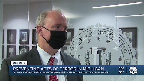 Detroit FBI 'laser-focused' on preventing acts of domestic terrorism in Michigan