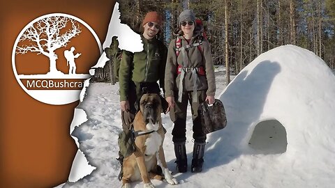 Overnight Igloo Camping & Cooking in the Wilderness