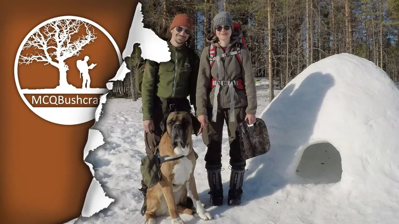 Overnight Igloo Camping & Cooking in the Wilderness