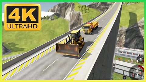 TruckFails | Dump Trucks Man TGS vs Chain + Trucks Man TGS Crashing #198 | BeamNG.Drive |TrucksFails