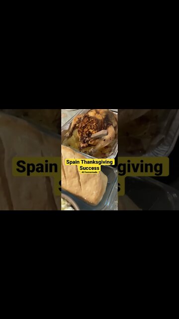 Spain Thanksgiving Success #shorts