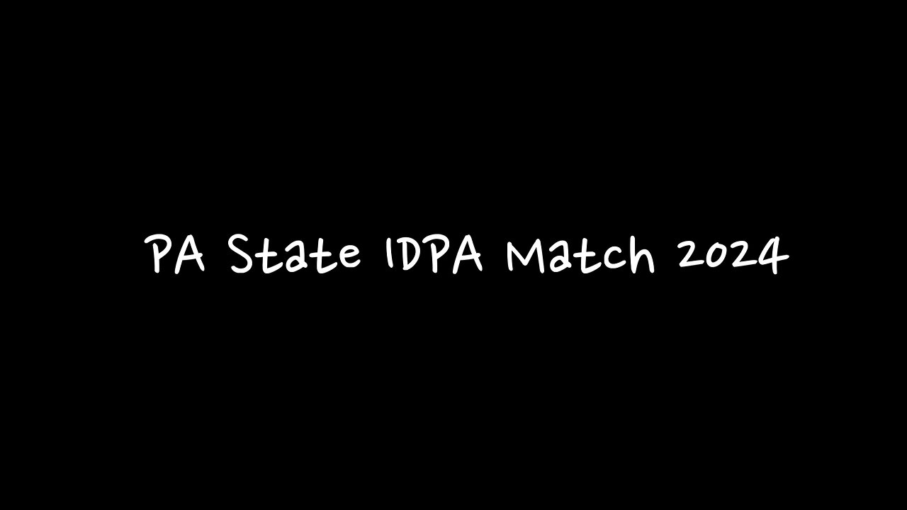 PA State IDPA Match 2024