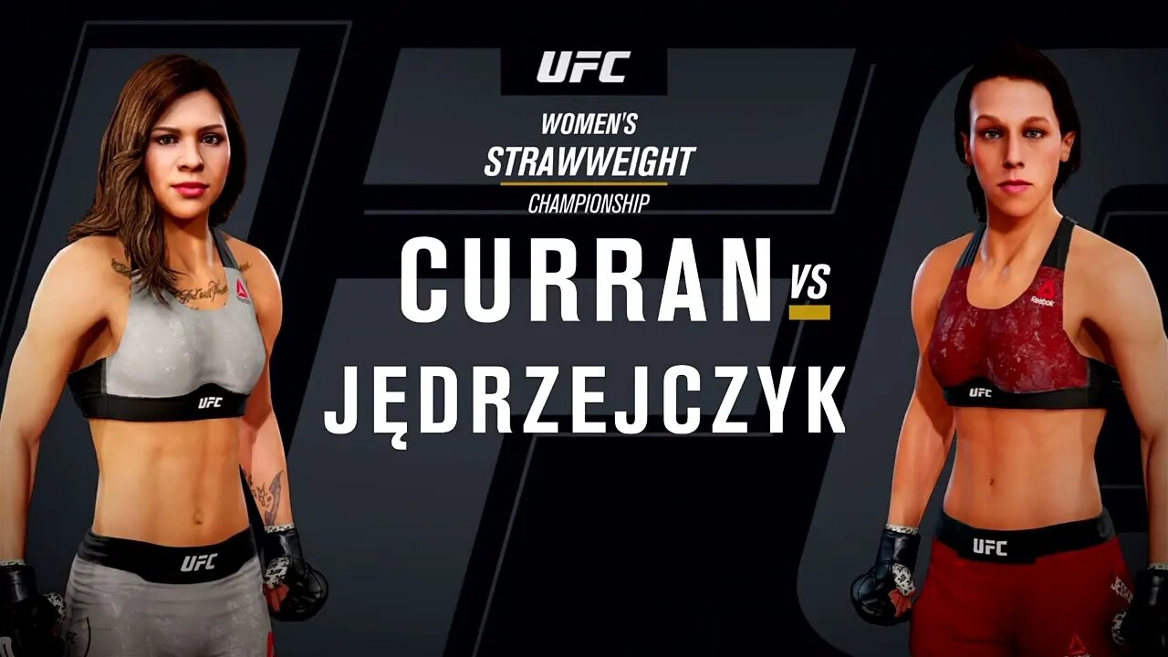 EA Sports UFC 3 Gameplay Joanna Jędrzejczyk vs Kailin Curran