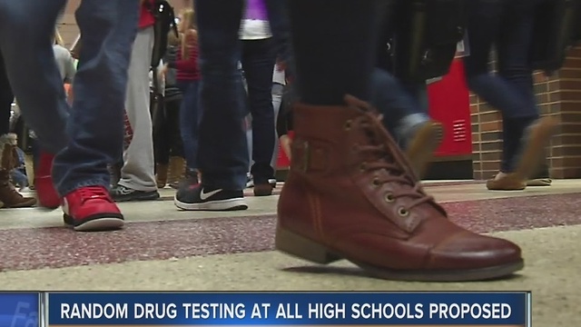 Wisconsin lawmaker to propose drug testing for high school