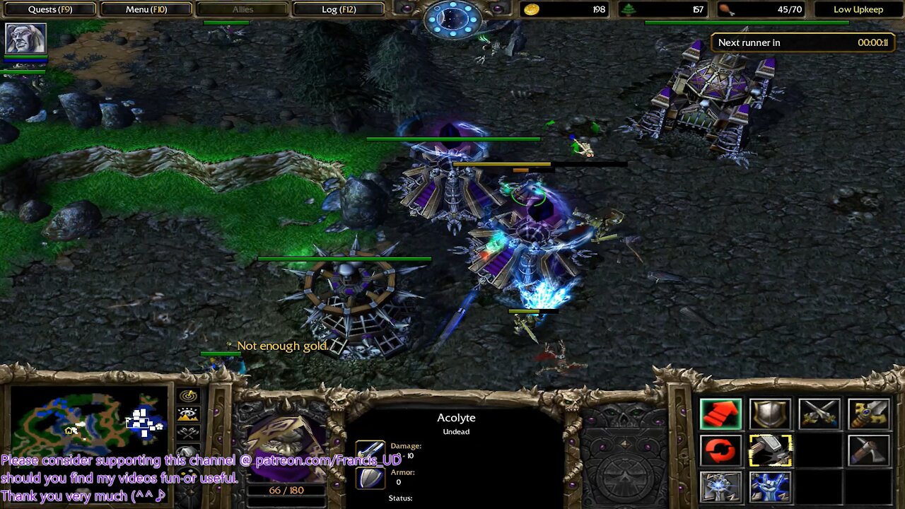 Warcraft3Classic Undead Campaign the Fall of Silvermoon Hard Walkthrough