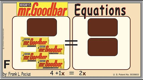 F1_vis mrGOODBAR X 4+1x=2x _ SOLVING BASIC EQUATIONS _ SOLVING BASIC WORD PROBLEMS