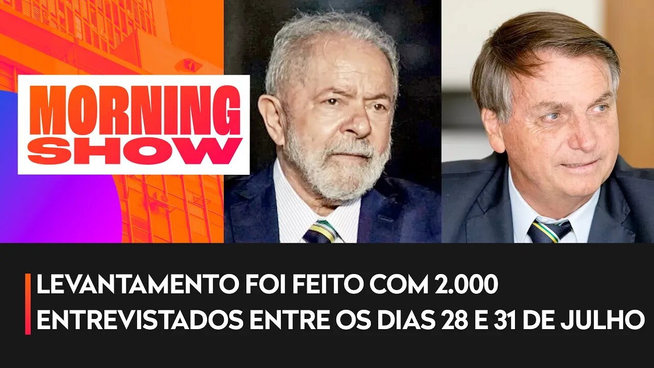 Pesquisa Genial/Quaest: Lula tem 44% e Bolsonaro 32%