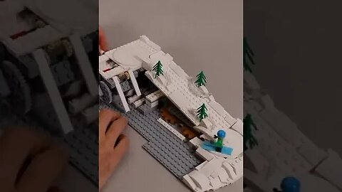 Sit back and enjoy this endless Lego ski slope.