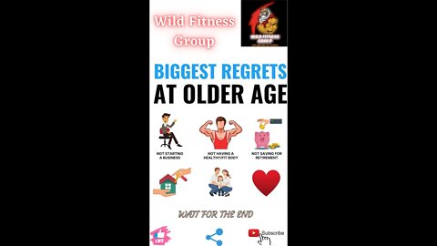🔥Biggest regrets at older age🔥#shorts🔥#viralshorts🔥#fitnessshorts🔥#wildfitnessgroup🔥
