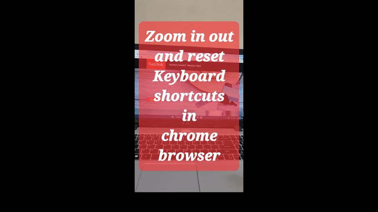 Zoom in out and reset keyboard shortcuts in chrome browser #shorts #youtubeshorts