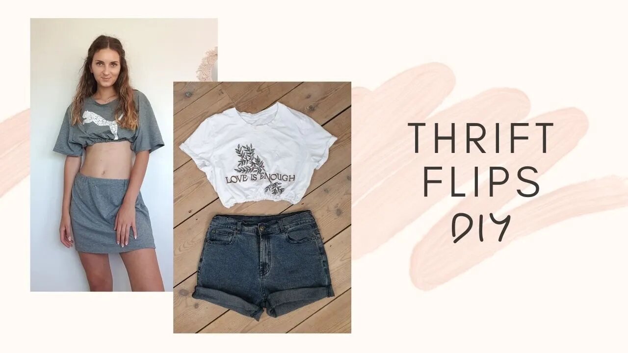 THRIFT FLIP Transforming My Charity Shop Finds Into Summery Outfits | No Sewing Machine Projects