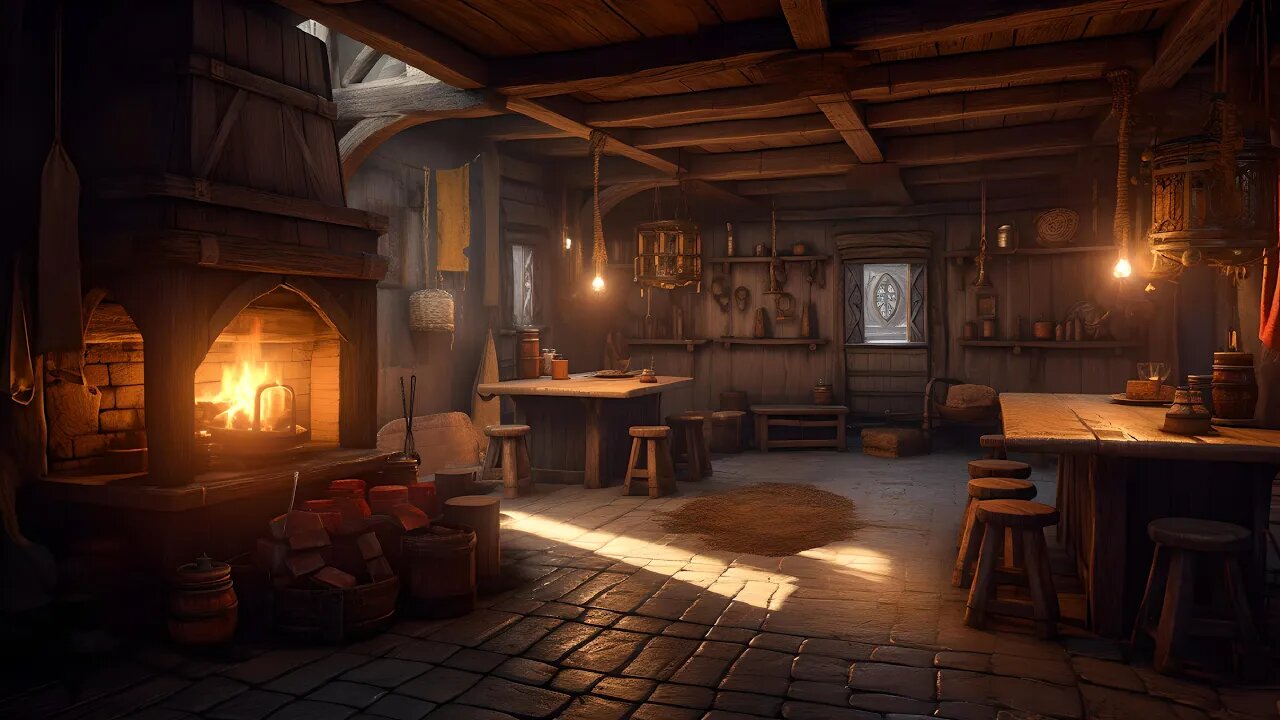 Medieval Tavern Music – Burning Hearth Inn | Celtic, Folk