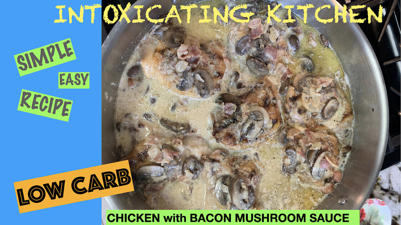 Bacon-Mushroom Chicken Thighs